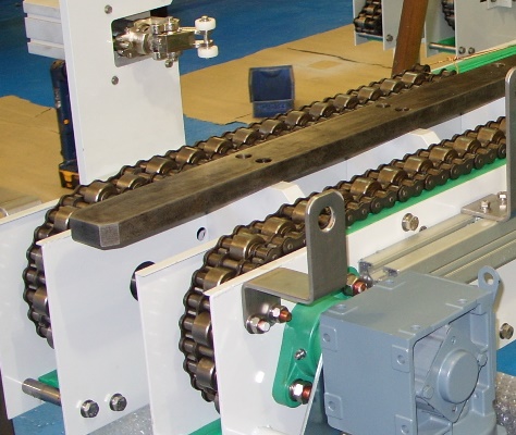 chain driven powered roller